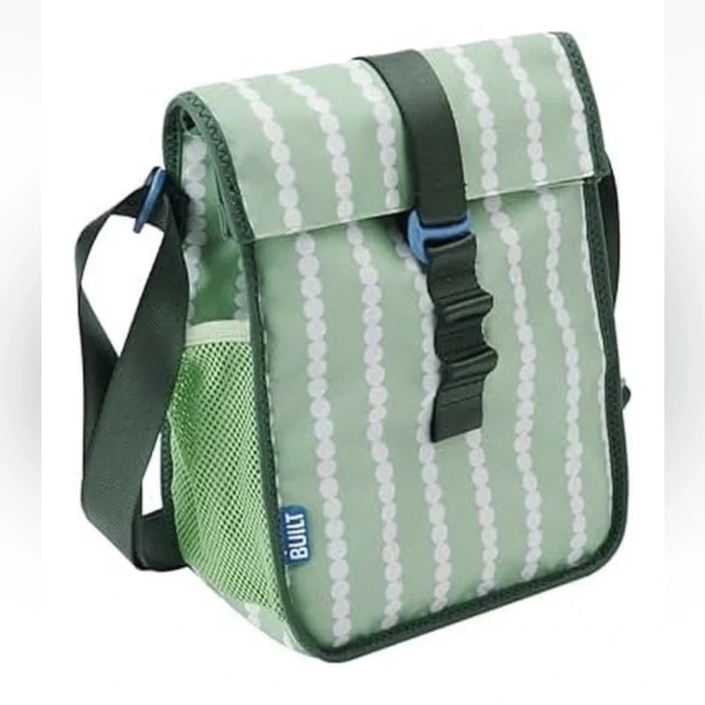 Water-resistant Polyester Lunch Bag Lightweight Insulated Reusable Adjustable